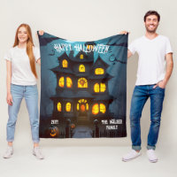 Spuk Haus glücklicher Halloween Familienname | Jah