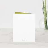 Spuk Haus, glückliches Halloween Karte (Rückseite)