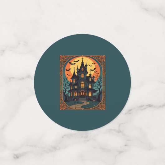 Spuk Haus - Halbmond Weg Konfetti (Klein Vorderseite)