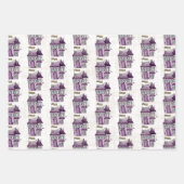 Spuk Haus Halloween 3 pack Geschenkwrap Geschenkpapier Set (Vorderseite 2)