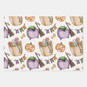 Spuk Haus Halloween 3 pack Geschenkwrap Geschenkpapier Set (Vorderseite)