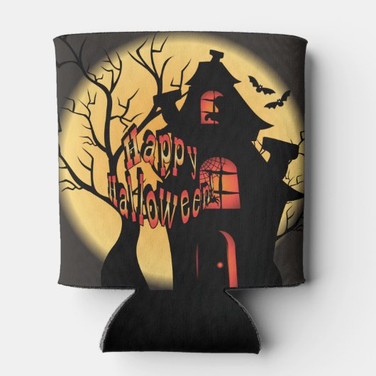 Spuk Haus - Halloween Dosenkühler (Rückseite)