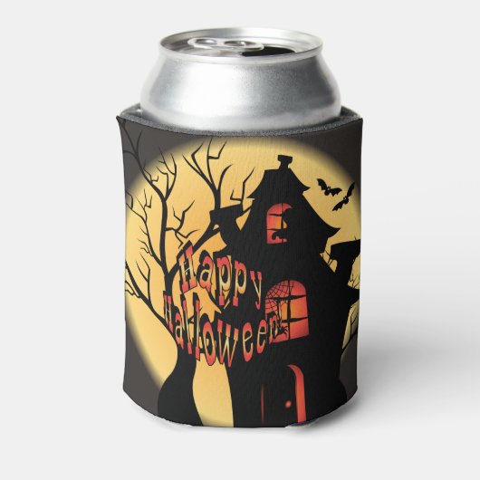 Spuk Haus - Halloween Dosenkühler (Kanne Rückseite)