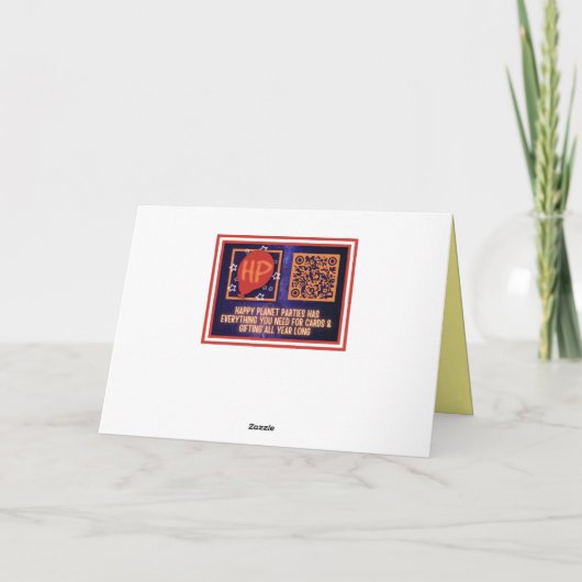 Spuk Haus Halloween Karte (Rückseite)