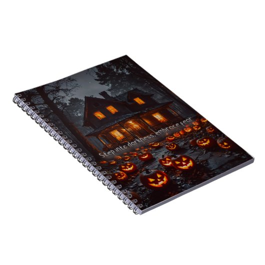 Spuk Haus - Halloween Notizblock (Rechte Seite)