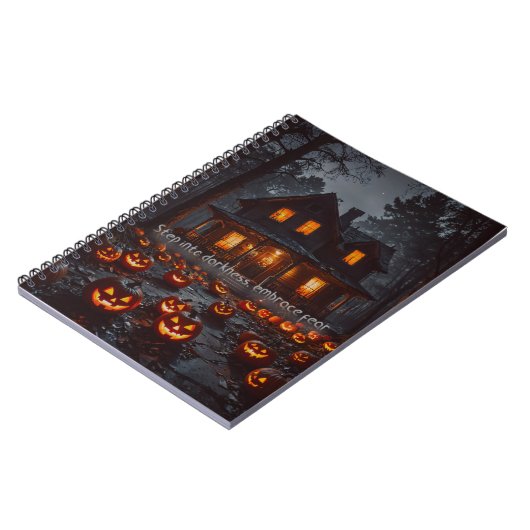 Spuk Haus - Halloween Notizblock (Linke Seite)