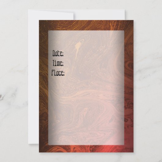 SPUK HAUS-HALLOWEEN-PARTY durch Slipperywindow Einladung (Rückseite)