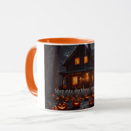 Spuk Haus - Halloween Tasse (Vorderseite Links)