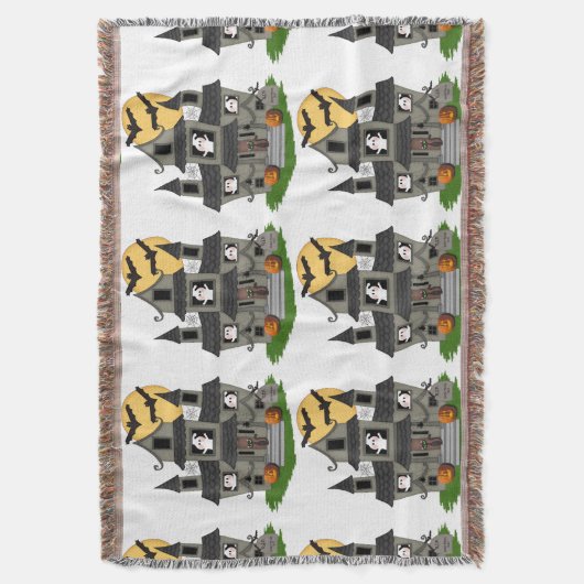 Spuk Haus Halloweens Decke (Vorderseite Vertikal)
