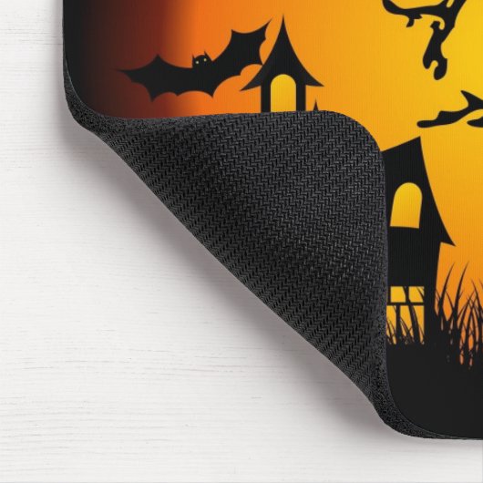 Spuk Haus Halloweens Mousepad (Ecke)