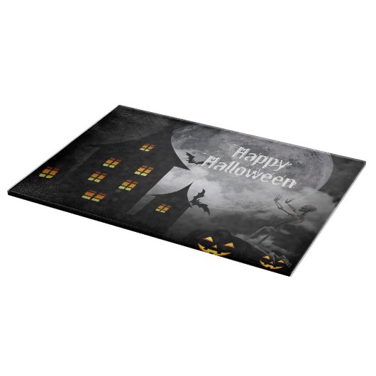 Spuk Haus Halloweens Schneidebrett (Ecke)