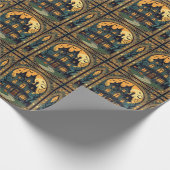 Spuk Haus - Hexerei Geschenkpapier (Ecke)