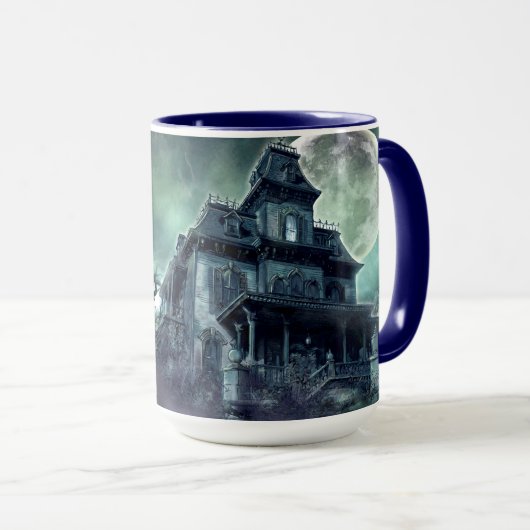 Spuk Haus Horror Tasse - Geisterhaus (VorderseiteRechts)