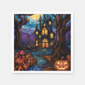 Spuk Haus im Glass Serviette (Vorderseite)