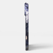 Spuk Haus in der Abenddämmerung iPhone Hülle (Linke Seite)