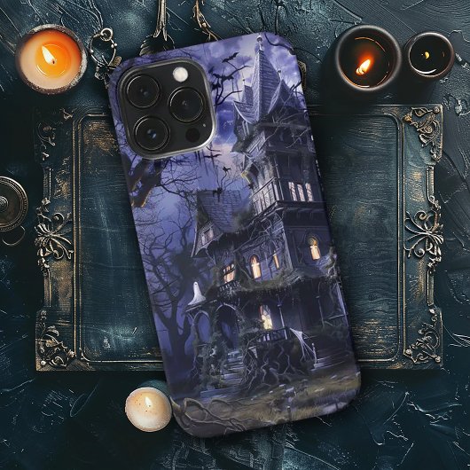 Spuk Haus in der Abenddämmerung iPhone Hülle