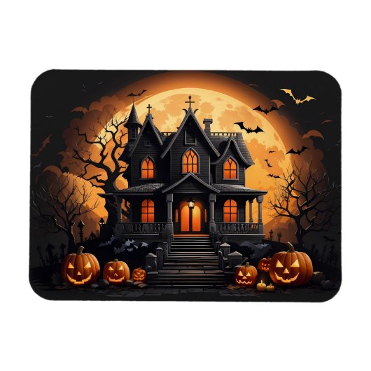 Spuk Haus Magnet (Horizontal)