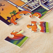 Spuk Haus mit freundlichen Geistern Puzzle (Seite)