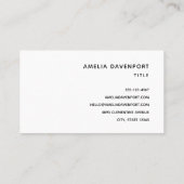 Spuk Haus mit Pumpkins Halloween Visitenkarte (Rückseite)