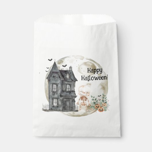 Spuk Haus Mummy and Friends Halloween-Party Geschenktütchen (Vorderseite)