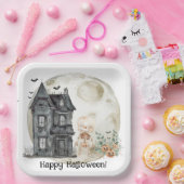 Spuk Haus Mummy and Friends Halloween-Party Pappteller (Party)