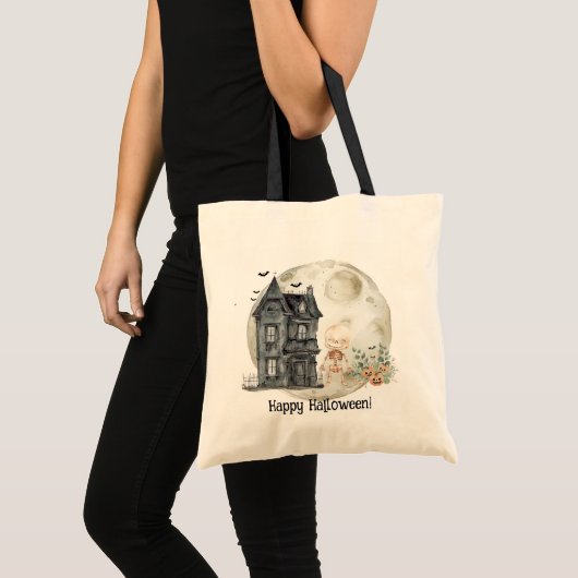 Spuk Haus Mummy and Friends Halloween-Party Tragetasche (Vorderseite (Produkt))