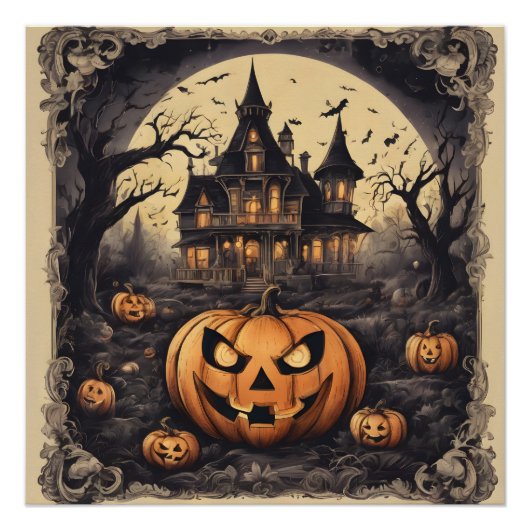 Spuk Haus Nr. 1 Glossarster Poster (Vorderseite)