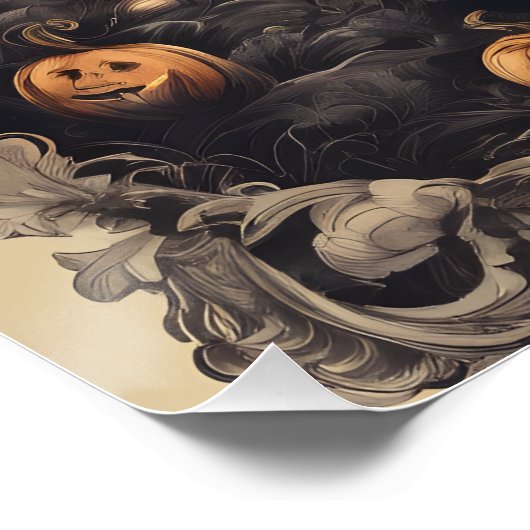 Spuk Haus Nr. 1 Glossarster Poster (Ecke)