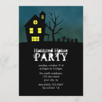 Spuk Haus-Party Einladungen