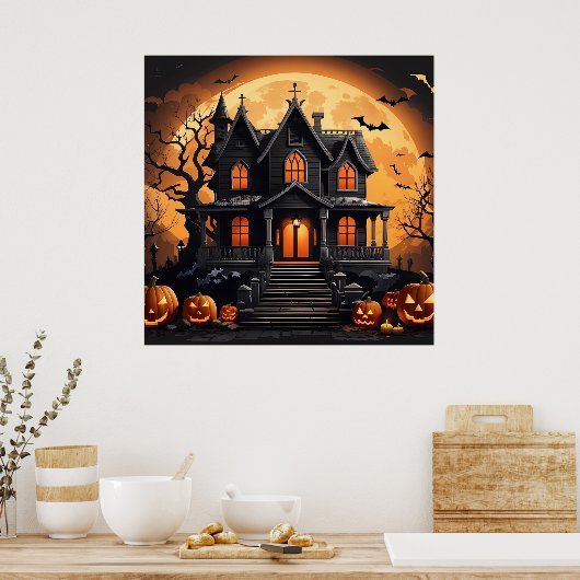 Spuk Haus Poster (Küche)