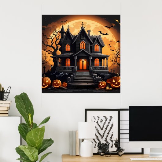 Spuk Haus Poster (Heimbüro)