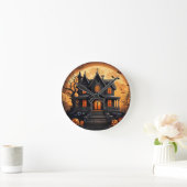 Spuk Haus Runde Wanduhr (Zuhause)