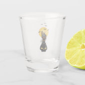 Spuk Haus Schnapsglas (Rückseite)