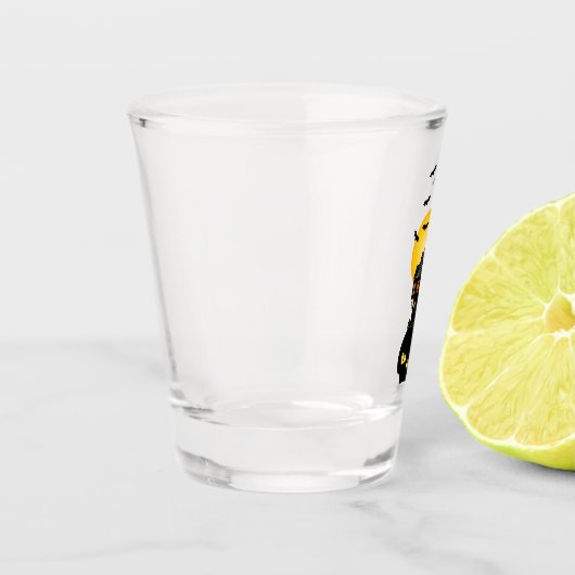 Spuk Haus Schnapsglas (Links)