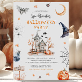 Spuk Haus Spooktacular Halloween-Party Einladung