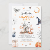 Spuk Haus Spooktacular Halloween-Party Einladung (Vorderseite)