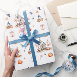 Spuk Haus Spooktacular Halloween-Party Geschenkpapier