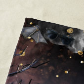 Spuk Haus | Spooky Vollmondbaum und Fledermäuse Strandtuch (Beispiel)