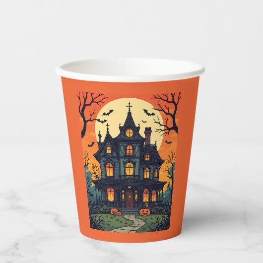 Spuk Haus - Teufel Ende Pappbecher (Vorderseite)