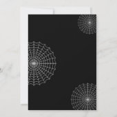 Spuk Haus Thema, Escape Room, Halloween-Party Einladung (Rückseite)