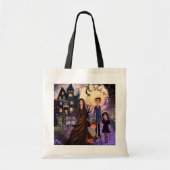 Spuk Haus "Trick or Treat" Budget Tote Tasche (Vorne)
