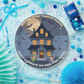 Spuk Haus um Mitternacht Pappteller (Party)