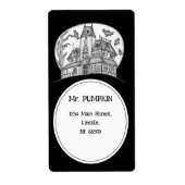 Spuk Haus und Fledermäuse Halloween (Vorne)