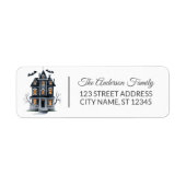 Spuk Haus und Fledermäuse Halloween (Vorne)