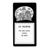 Spuk Haus und Fledermäuse Halloween (Vorne)