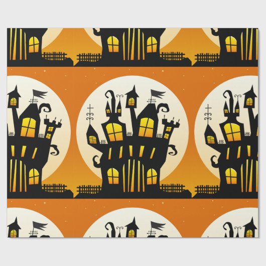 Spuk Haus- und Modempackpapier Geschenkpapier (Flach)