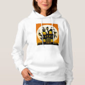 Spuk Haus und Mond Frauen Hoodie (Vorderseite)