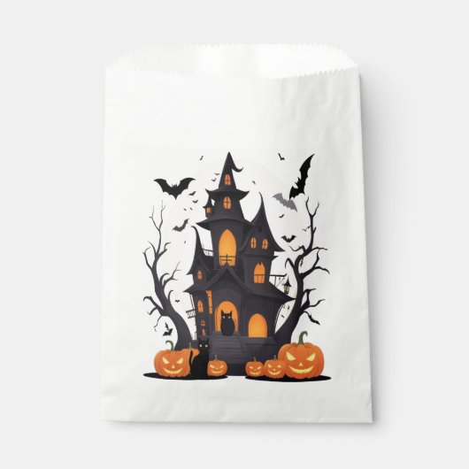 Spuk Haus und Pumpkin Night Geschenktütchen (Vorderseite)