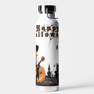 Spuk Haus und Pumpkin Night Trinkflasche
