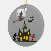 Spuk Haus-Verzierung Halloweens Keramikornament (Links)